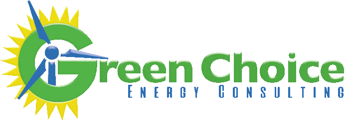 A green clean energy company logo